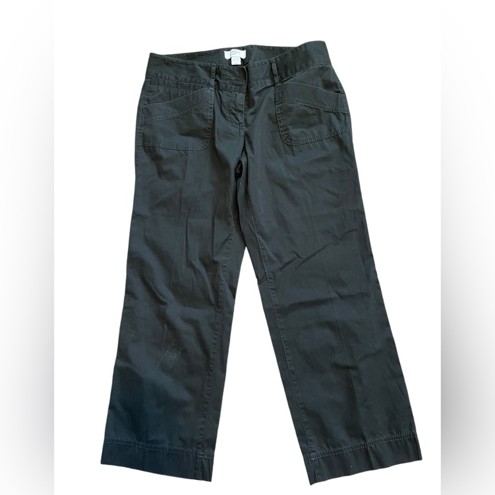 Loft black capris